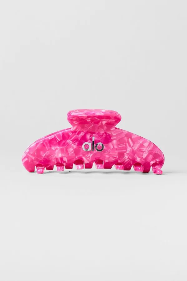 90's Claw Clip - Paradise Pink Shell
