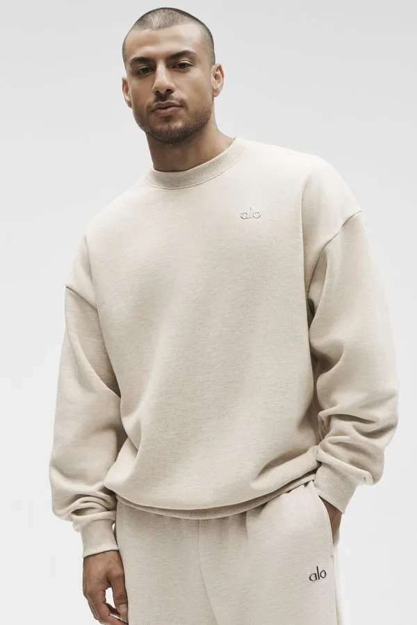 Accolade Crew Neck Pullover - Oatmeal Heather